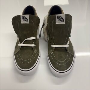 Vans Vault x JJJJound Sk8-Mid VLT LX Green Suede Sneakers Men’s 10